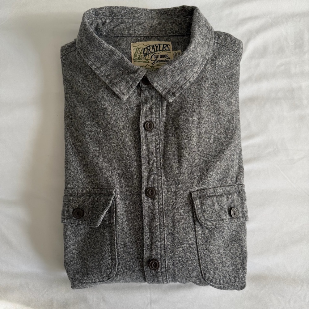 Grayers Outdoor Garments 100% Cotton Cold Weather Rated Shirt Jacket